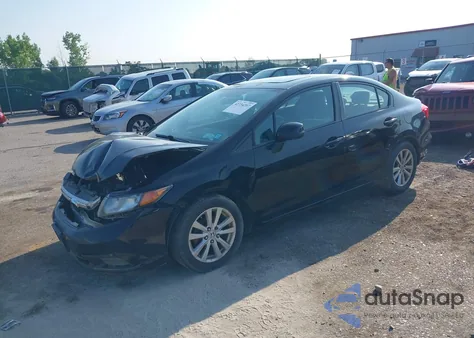 2012 Honda Civic Ex z USA, uszkodzony, nr VIN 2HGFB2F88CH508103